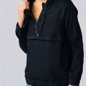 lululemon athletica Black Half-Zip Jacket